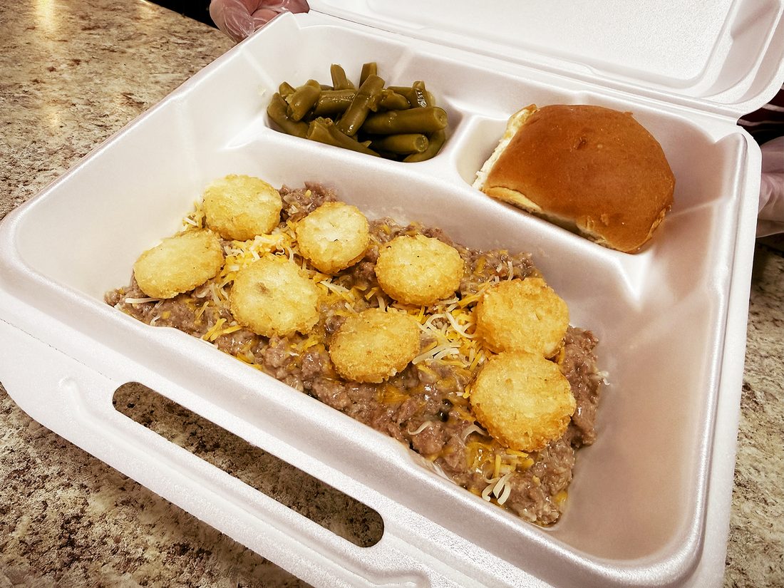 Tater tot hotdish